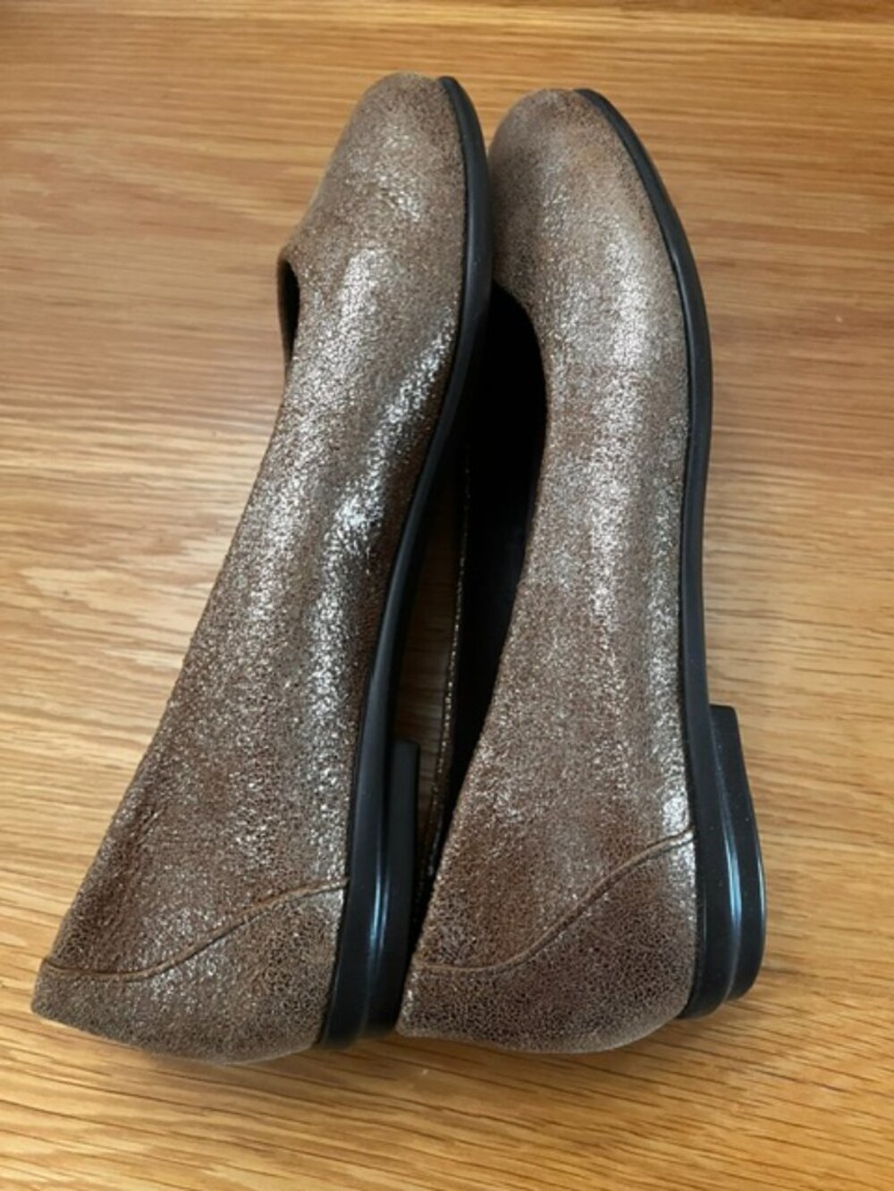 SAS Metallic Bronze Ballet Flats - Picture 4 of 6